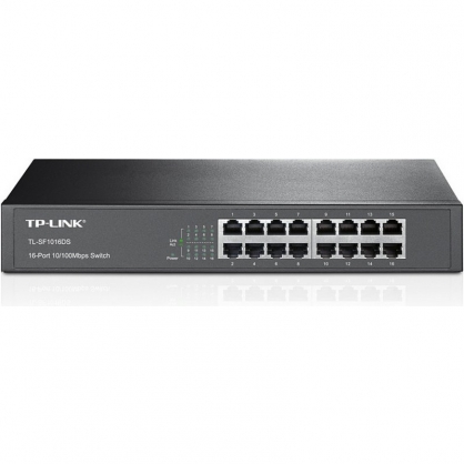 TP-Link SF1016DS 16-Port 10 / 100Mbps Desktop / Rack Switch