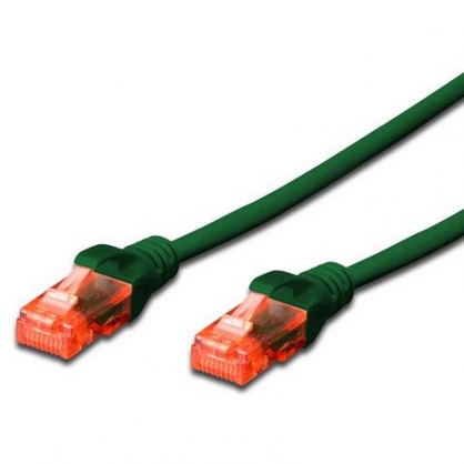 Network Cable UTP RJ45 Cat 6e 50cm Green