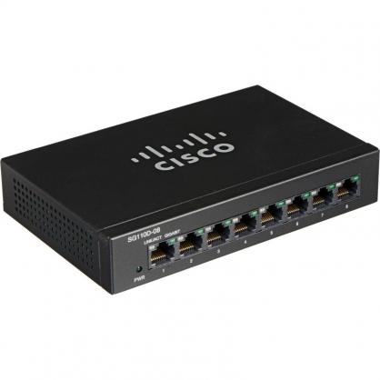 Cisco SG110D-08 8 Port 10/100/1000 Network Switch