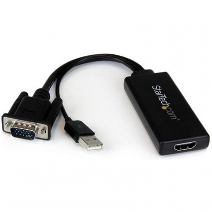 Startech Adaptador VGA a HDMI con Audio y Alimentacin USB