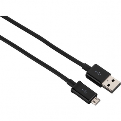 Hama Cable MicroUSB B a USB A Macho/Macho 90cm Negro
