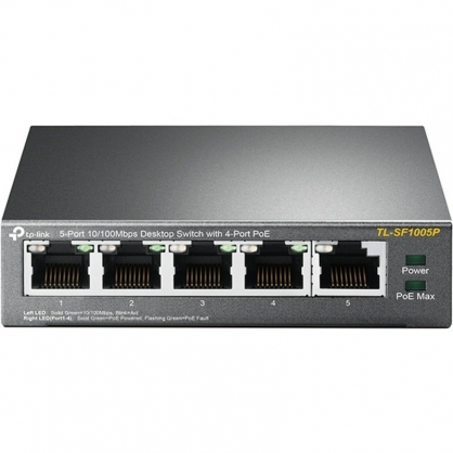 TP-Link TL-SF1005P Desktop Switch 5 Ports 10/100 Mbps PoE