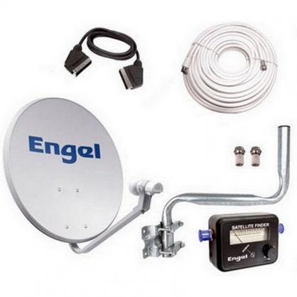 Engel Kit Satlite Antena 60cm + LNB + Satfinder + Accesorios