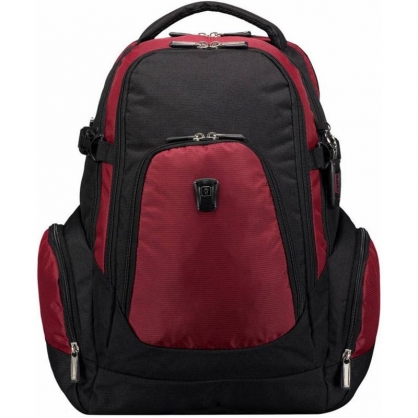 Totto Plino Backpack for Laptop up to 15 & quot; Black red