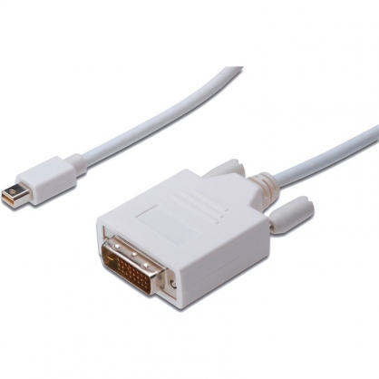 Digitus Cable de Conexin Mini Displayport-DVI 2m Blanco