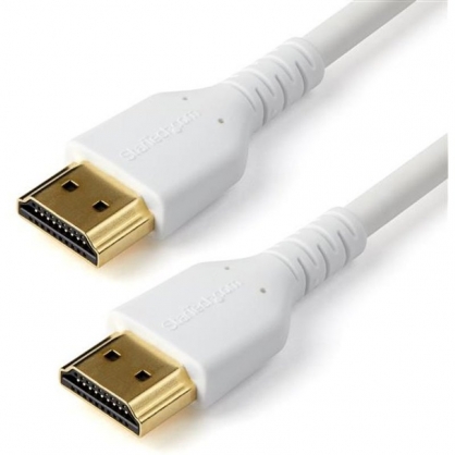 StarTech Cable de 2m HDMI Premium de Alta Velocidad con Ethernet 4K60 Blanco