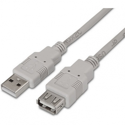 Aisens Cable Extensin USB 2.0 Tipo A Macho/Hembra 1m