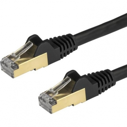 StarTech Network Cable STP Snagless Cat 6A 2m Black
