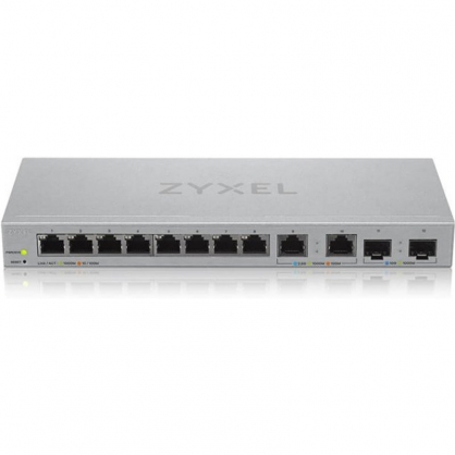 Zyxel XGS1210-12 Switch Gestionado 8 Puertos RJ45 Gigabit + 2 Puertos 2.5G + 2 Puertos SFP+ 10G